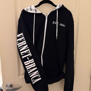 Black Fernet-Branca Zip-Up Hoodie